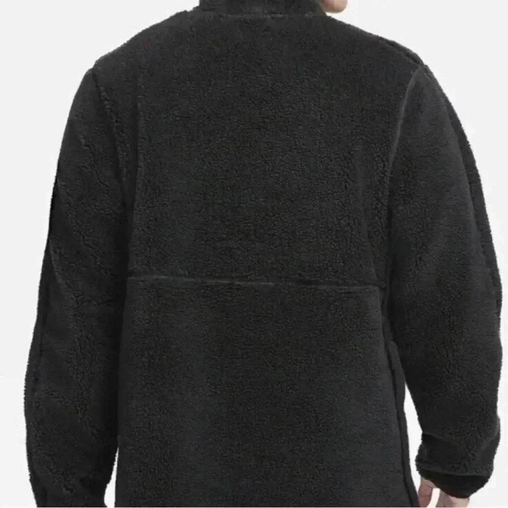 Nike Yoga Sherpa Pinnacle Half 1/2 Snap Sweatshirt Pullover L Jacket - Picture 6 of 6
